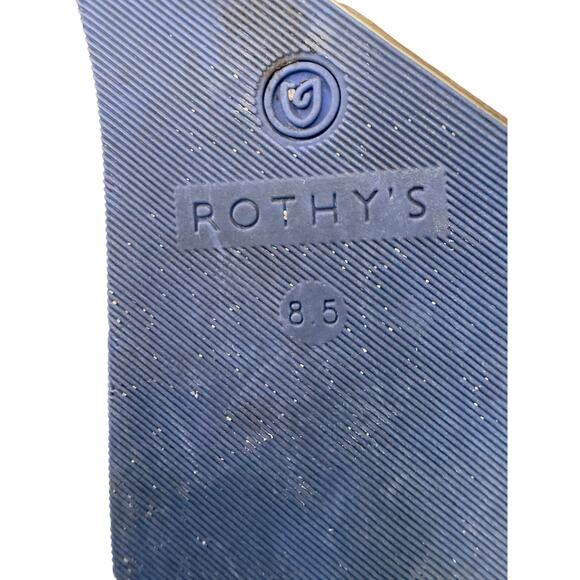 Rothy’s Black Women's Classic Basic Casual Slip On Sneaker Shoes Size 8 1/2 - Picture 9 of 9